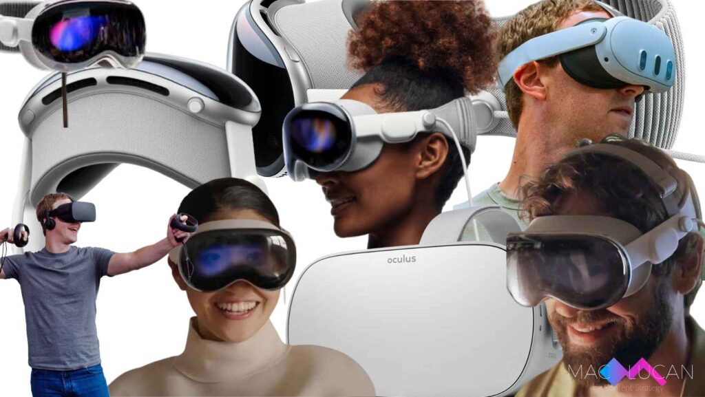 Usos potenciales de las gafas de Apple y de Meta en realidad extendida