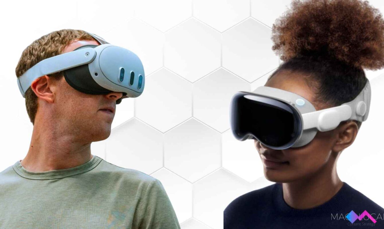 Usos potenciales de las gafas de Apple y de Meta en realidad extendida