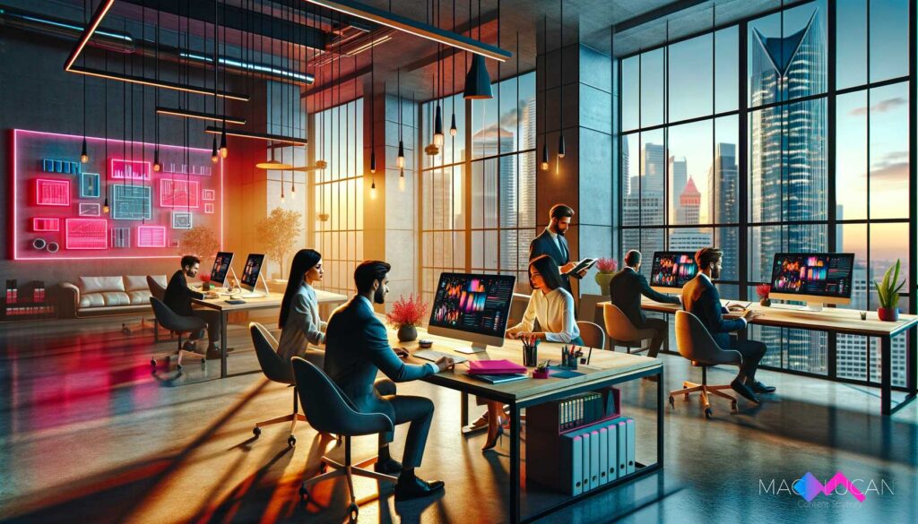 Oficina donde se unen las disciplinas de la Ciberseguridad y el Marketing en la era de la Inteligencia Artificial