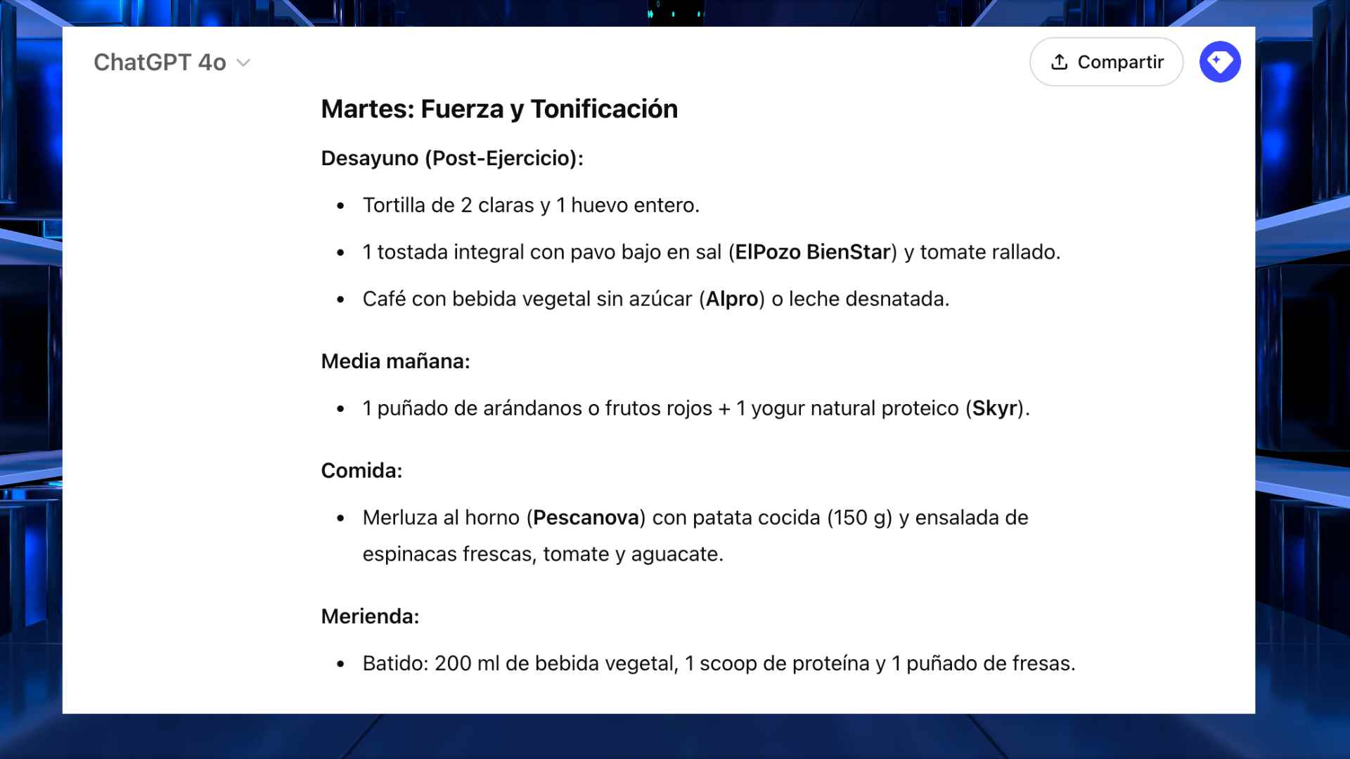 Caso de uso de posicionamiento de productos en respuestas de ChatGPT
