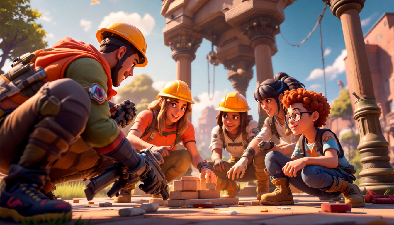 Teambuilding en fortnite