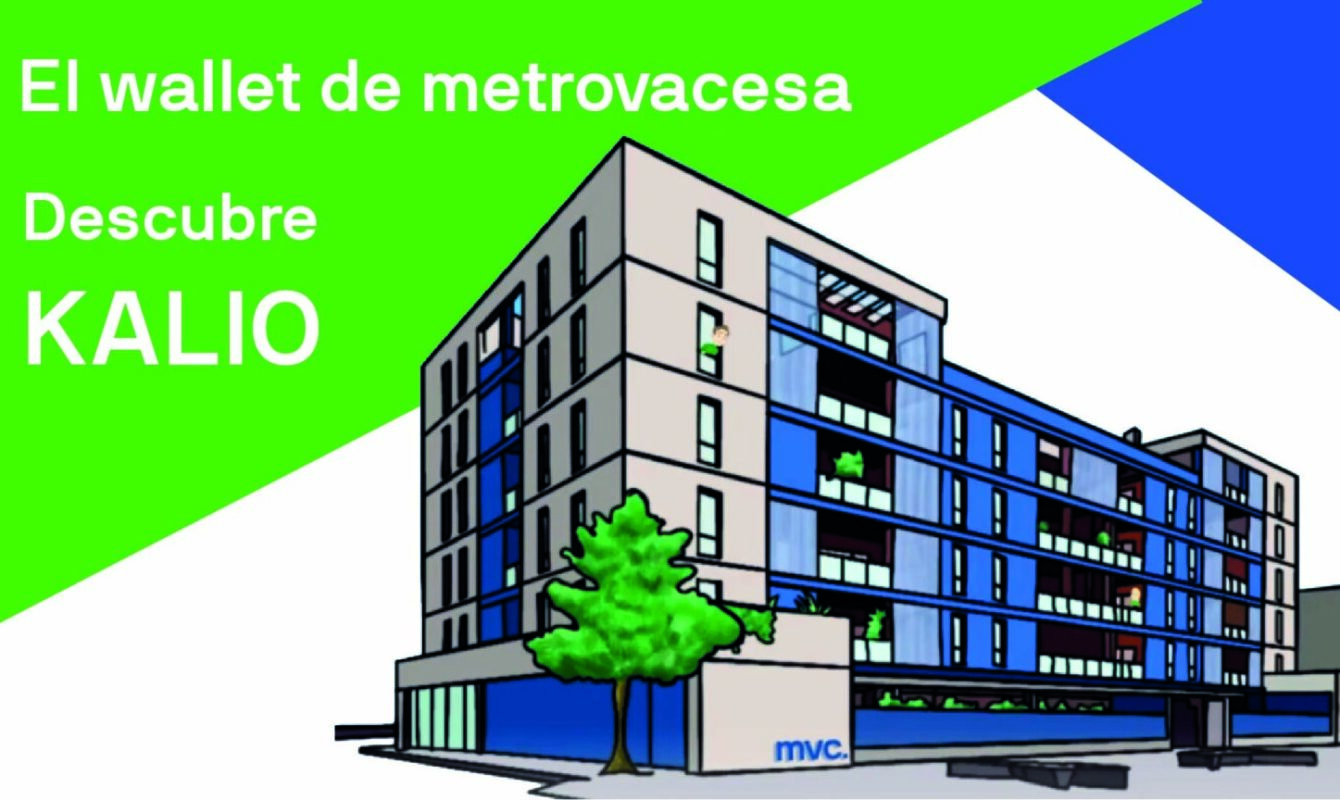 Imagen promocional de KALIO, el wallet inmobiliario de Metrovacesa.