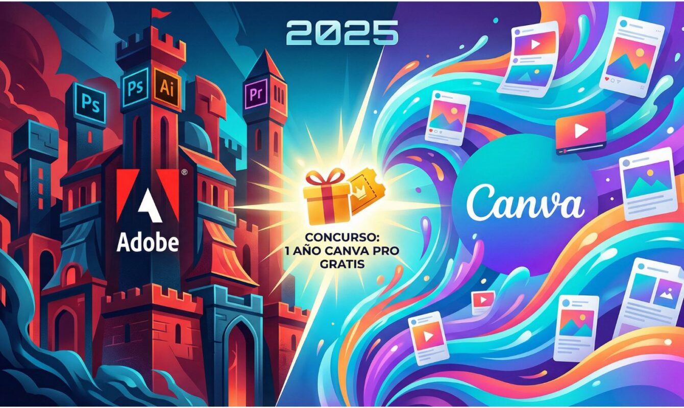 Cartel concurso Canva Pro Gratis