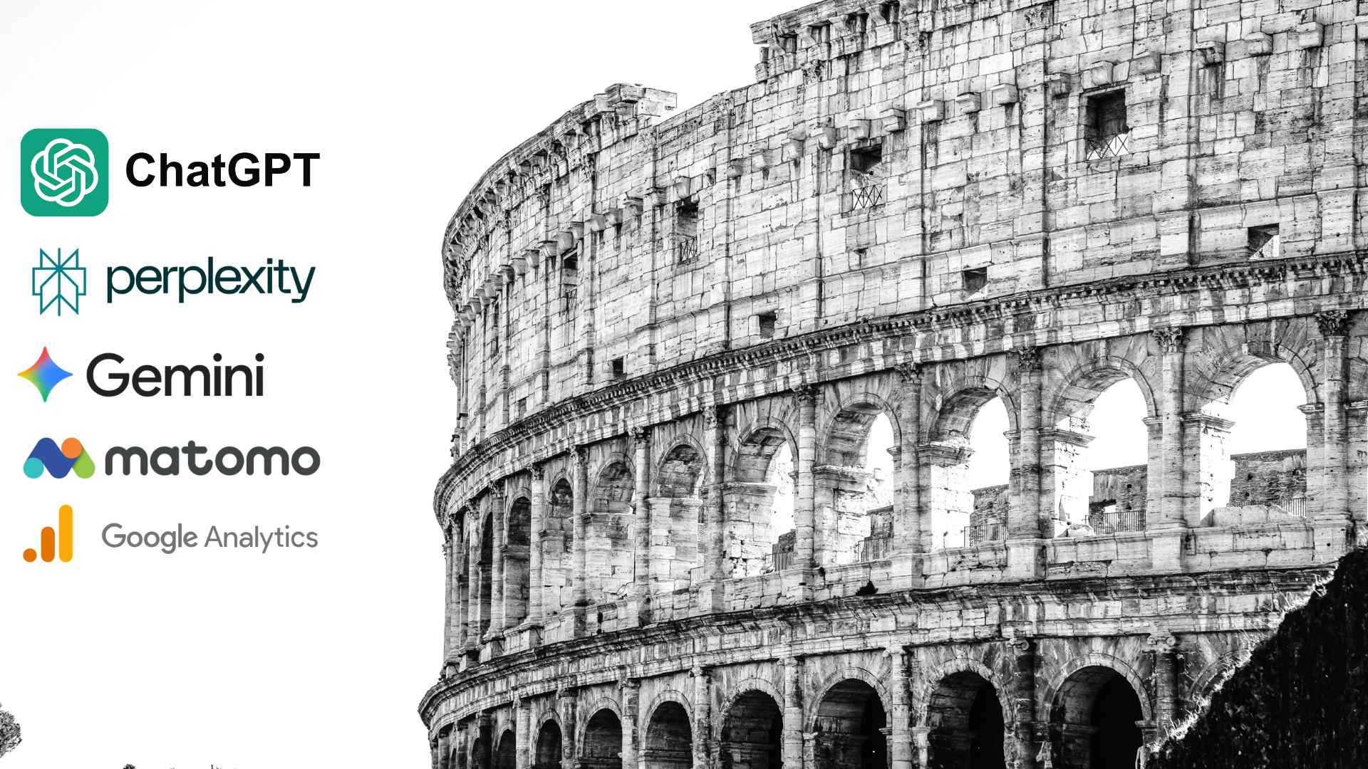 Comparativa entre ChatGPT, Perplexity y Gemini frente a Google Analytics y Matomo en el nuevo paradigma GEO
