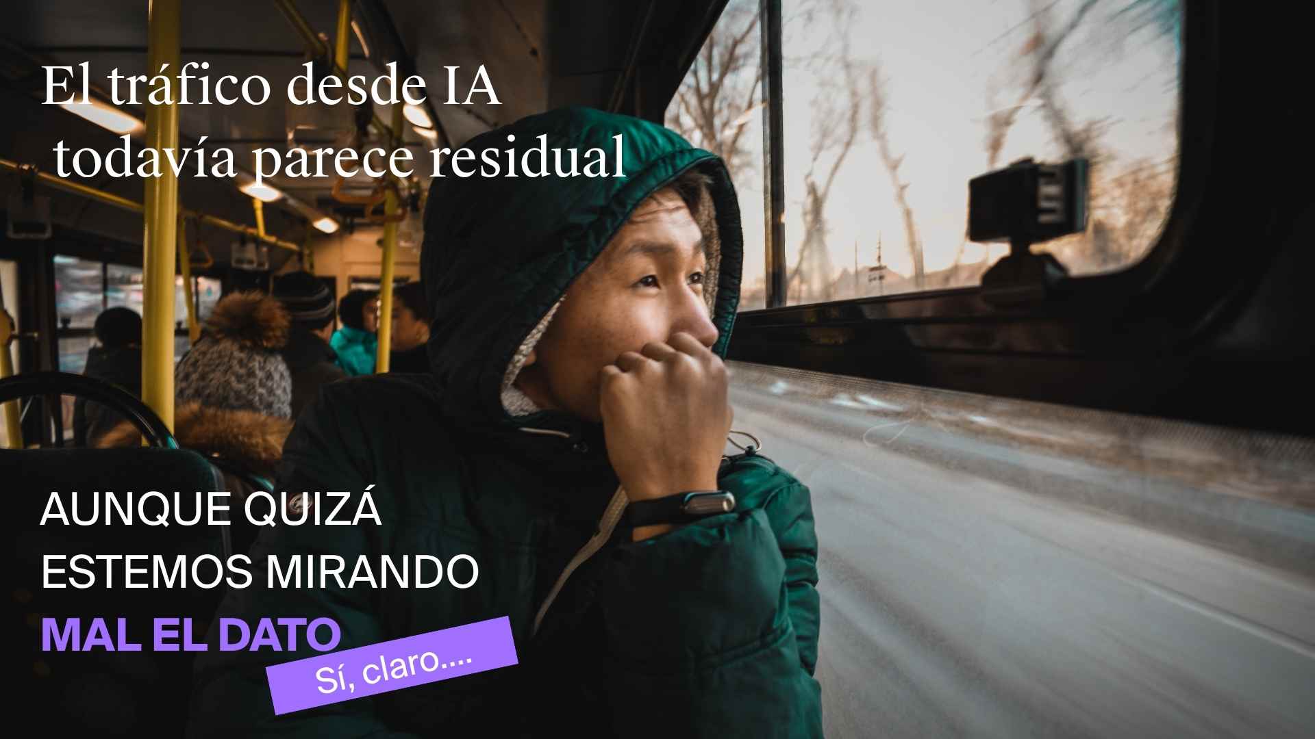 El tráfico desde la inteligencia artificial todavía parece residual, aunque quizá las empresas estén interpretando mal los datos.