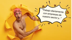 Imagen del típico vende motos o que abusa de automatización y spam comercial con inteligencia artificial