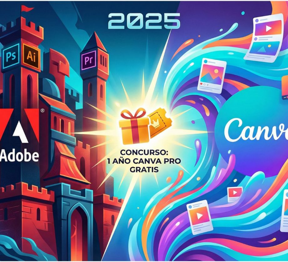 Cartel concurso Canva Pro Gratis
